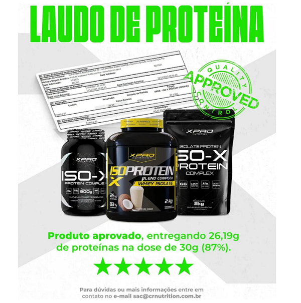 Whey Protein Iso Blend Complex Morango 2kg Zero Açúcar - XPro Nutrition - imagem 4