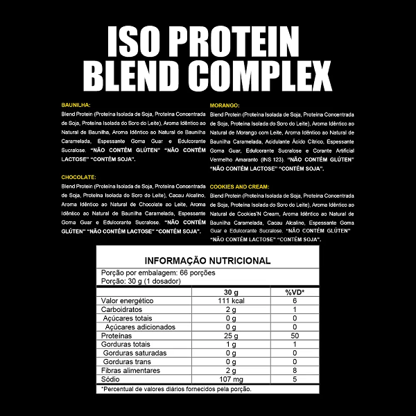 Whey Protein Iso Blend Complex Morango 2kg Zero Açúcar - XPro Nutrition - imagem 6