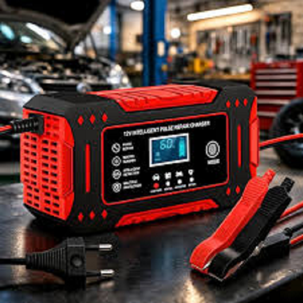 Carregador de bateria 12v 6A inteligente bivolt com lcd- carro e moto - imagem 3