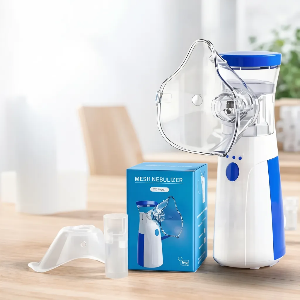 Inalador Nebulizador Portátil Sem Fio Usb Pilha Silencioso Aparelho Inalação Compacto Bivolt Nebulizador - imagem 4