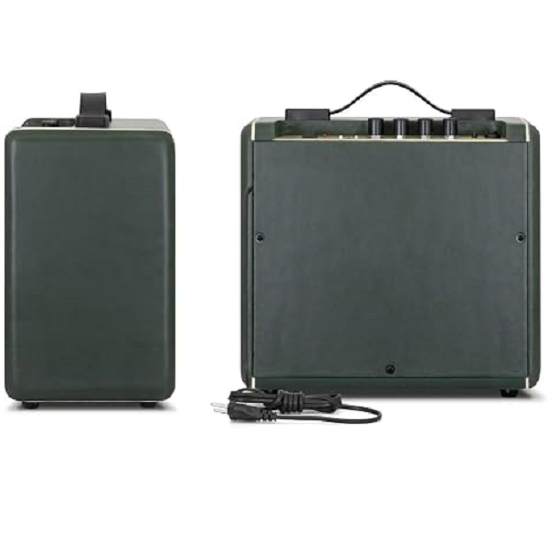 Amplificador Cubo Para Guitarra Borne F60 Verde 15W Bivolt Automático - imagem 4