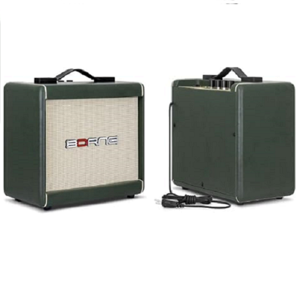 Amplificador Cubo Para Guitarra Borne F60 Verde 15W Bivolt Automático - imagem 5
