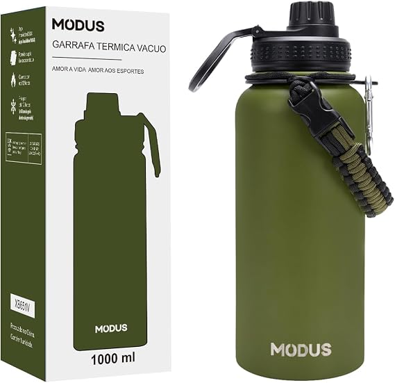 MODUS Garrafa Térmica Esportiva De Inox Com Isolamento A Vácuo 950ML