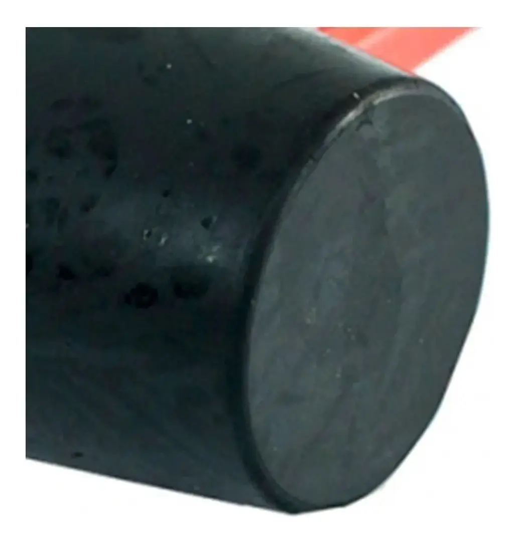 Martelo De Borracha Preta 50 Mm 225 G Cabo Fibra De Vidro - imagem 2