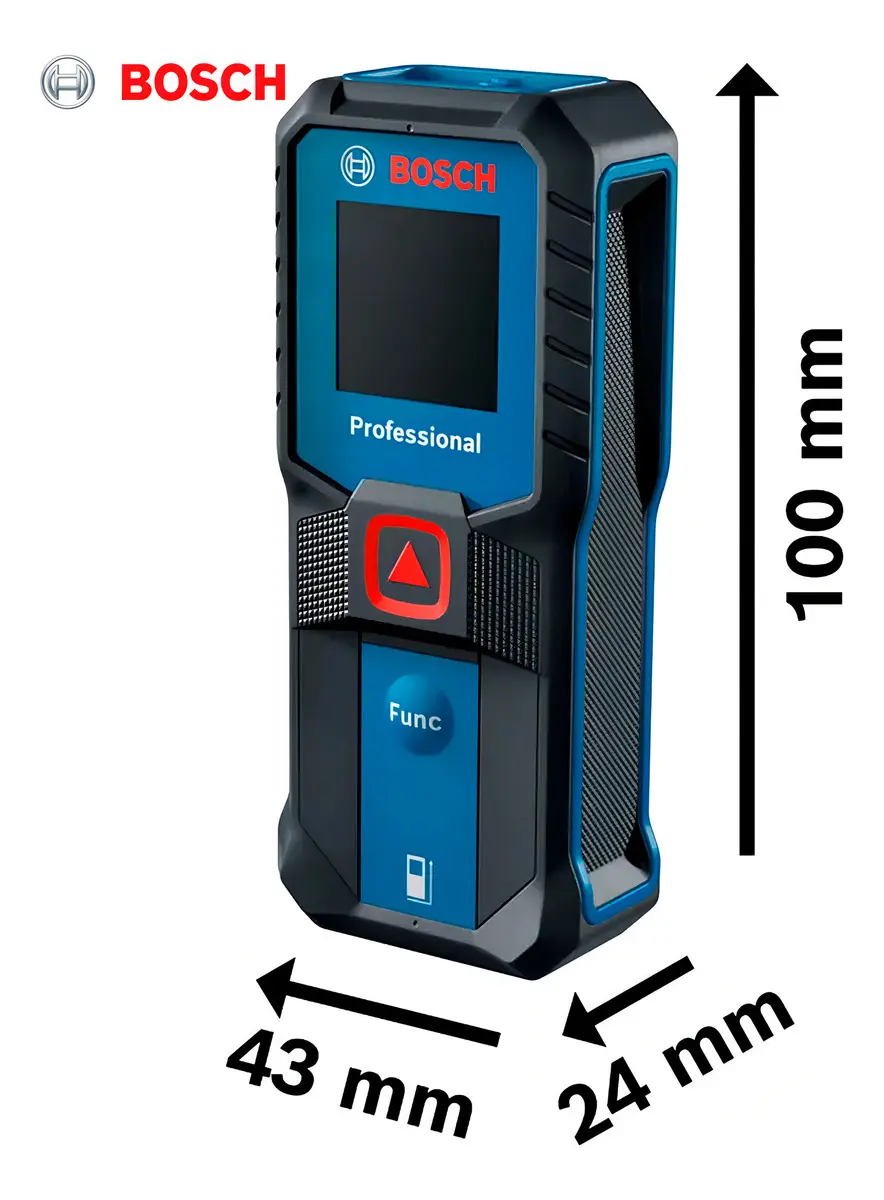 Trena A Laser Profissional Digital Medidor De Distancia Trena Laser Com Bolsa Alcance De 25m Glm 2523 Bosch - imagem 3