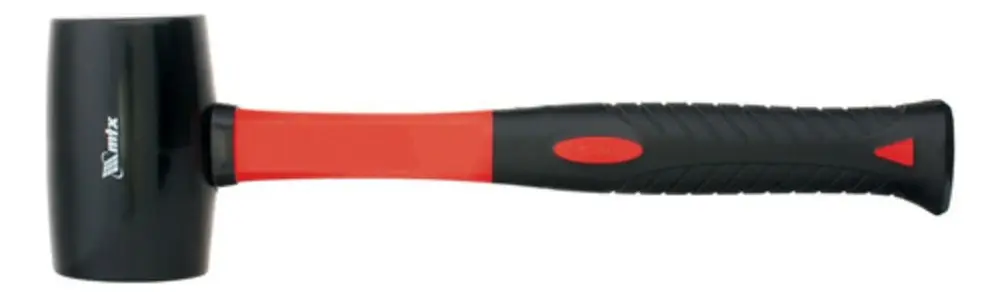 Martelo De Borracha Preta 50 Mm 225 G Cabo Fibra De Vidro - imagem 8
