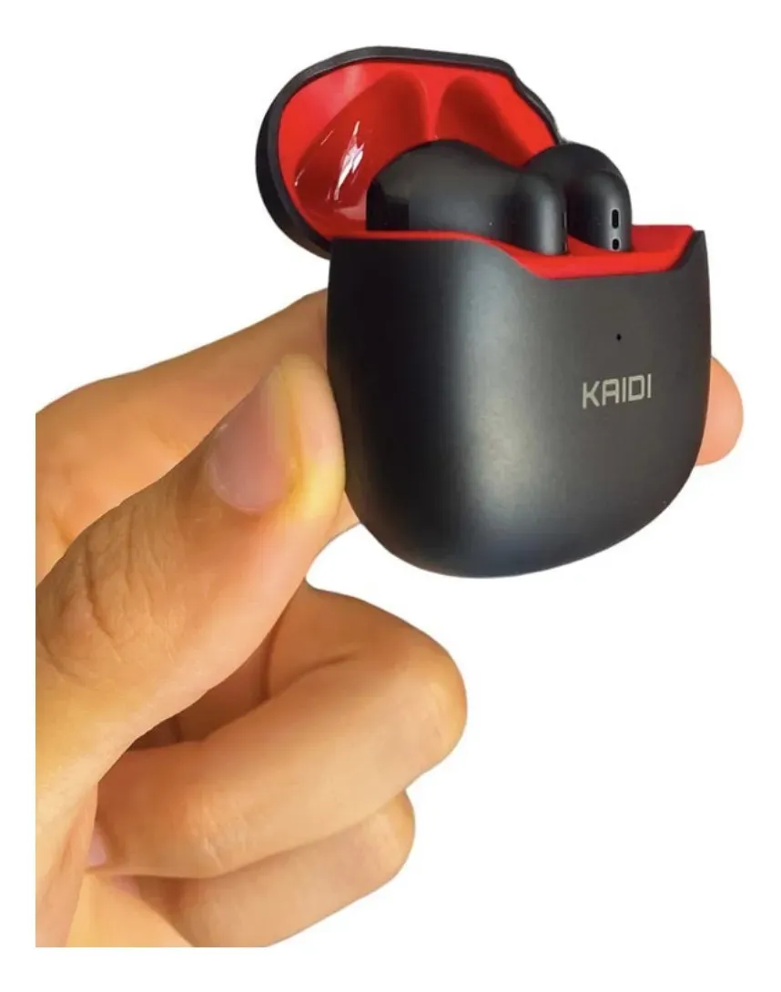 Fone Bluetooth 5.1 Kaidi Kd771 Preto Sem Fio Tws Preto - imagem 2