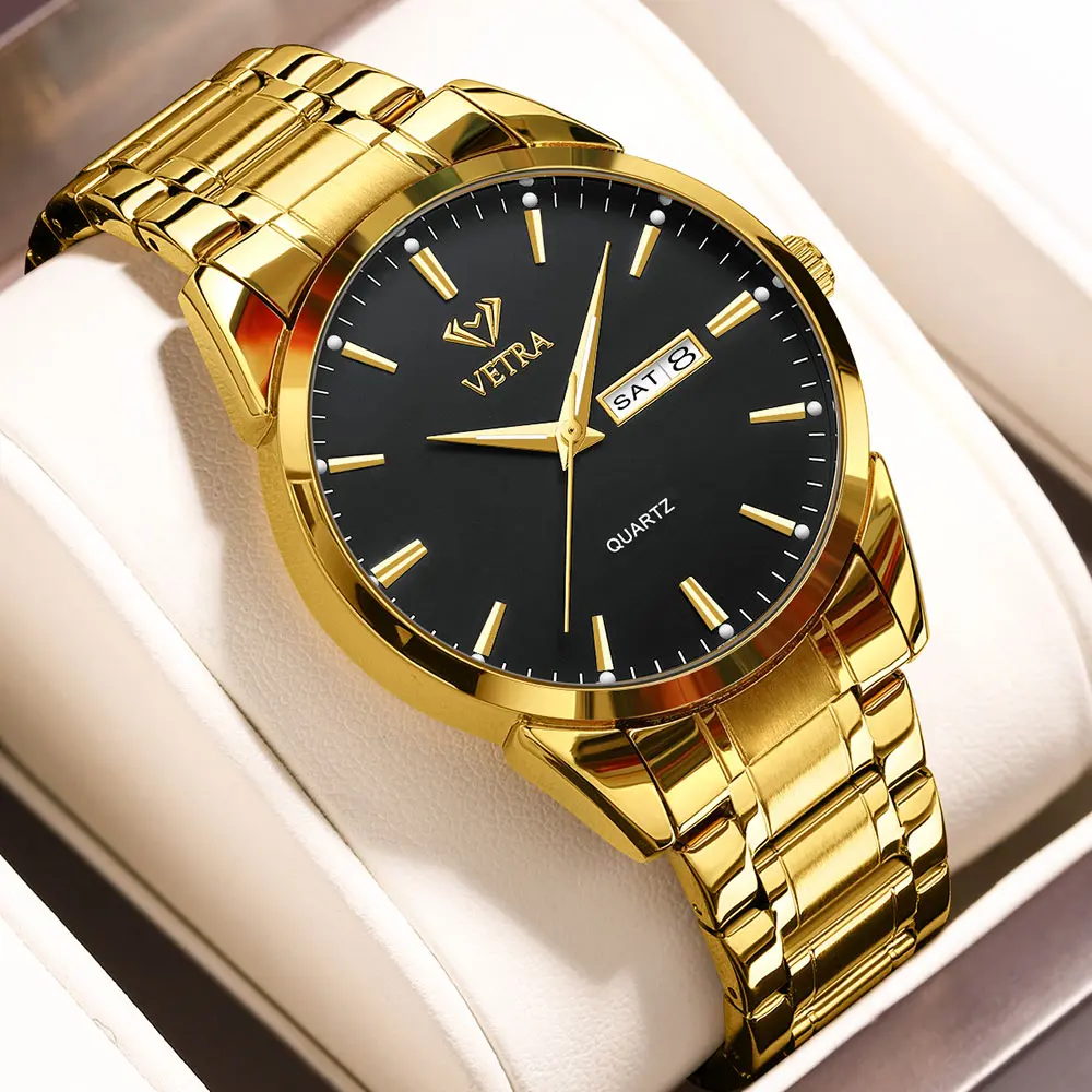 Vetra Relógio Masculino Social Relogio Quartz Luminoso 6898g