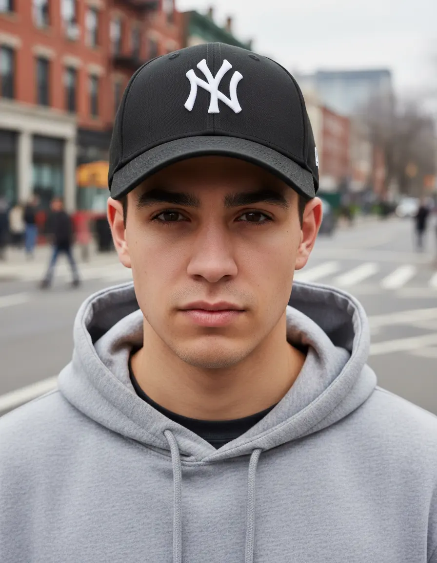 Boné Ny New York Yankees Unissex Blogueira Fitão Regulável - imagem 2