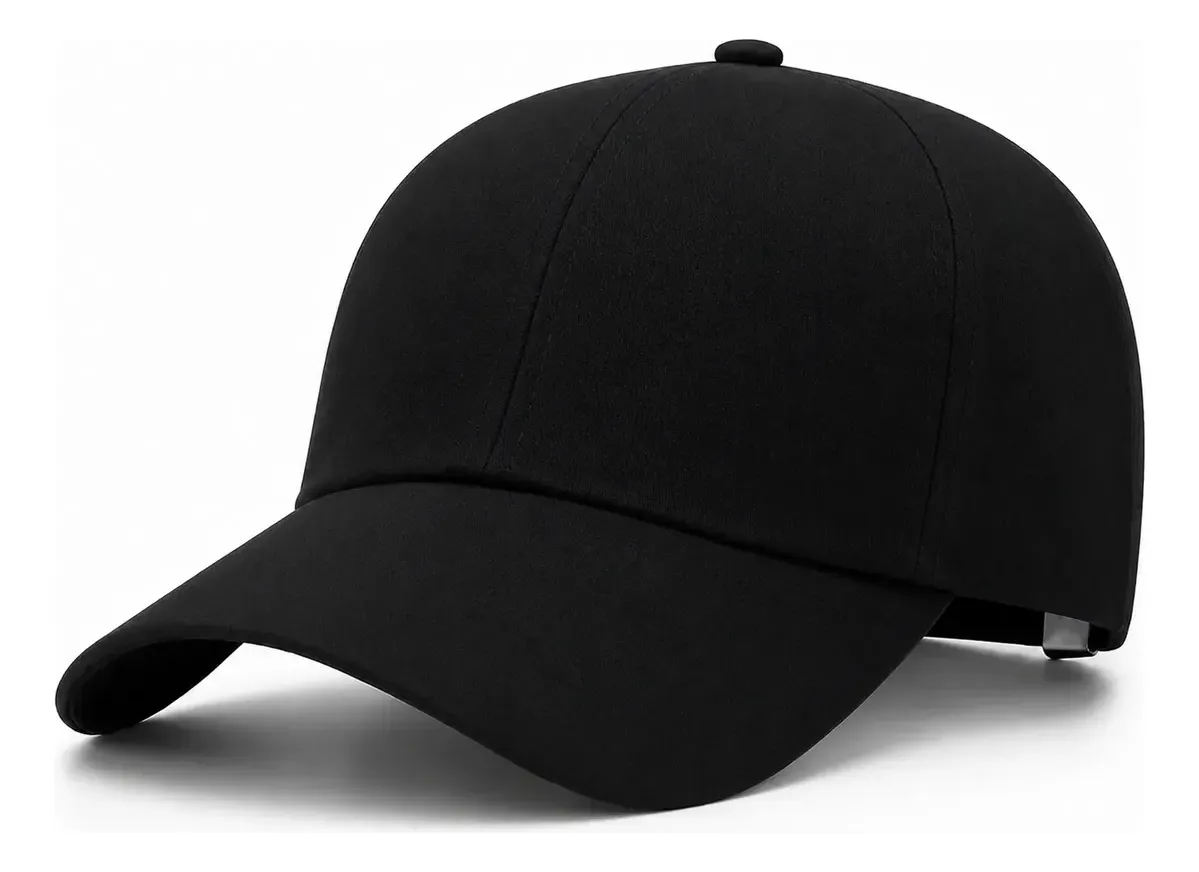 Kit 2 Boné Básico Liso Aba Curva Ajustável Unissex Baseball - imagem 3