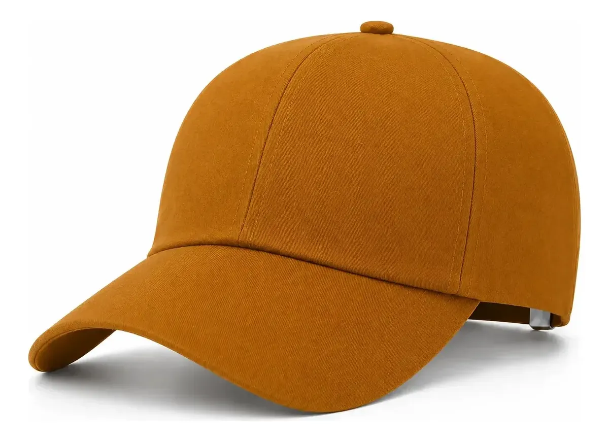 Kit 2 Boné Básico Liso Aba Curva Ajustável Unissex Baseball - imagem 4