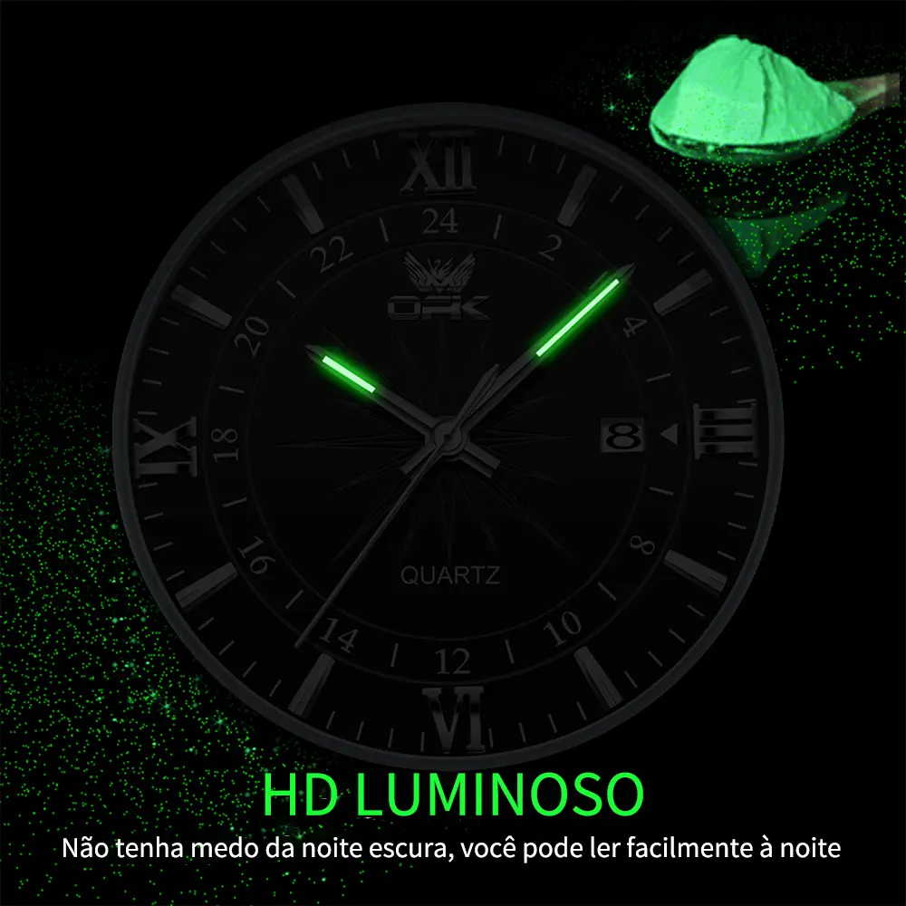 Opk Original Relógio Masculino Quartzo À Prova D'água 6003 - imagem 7