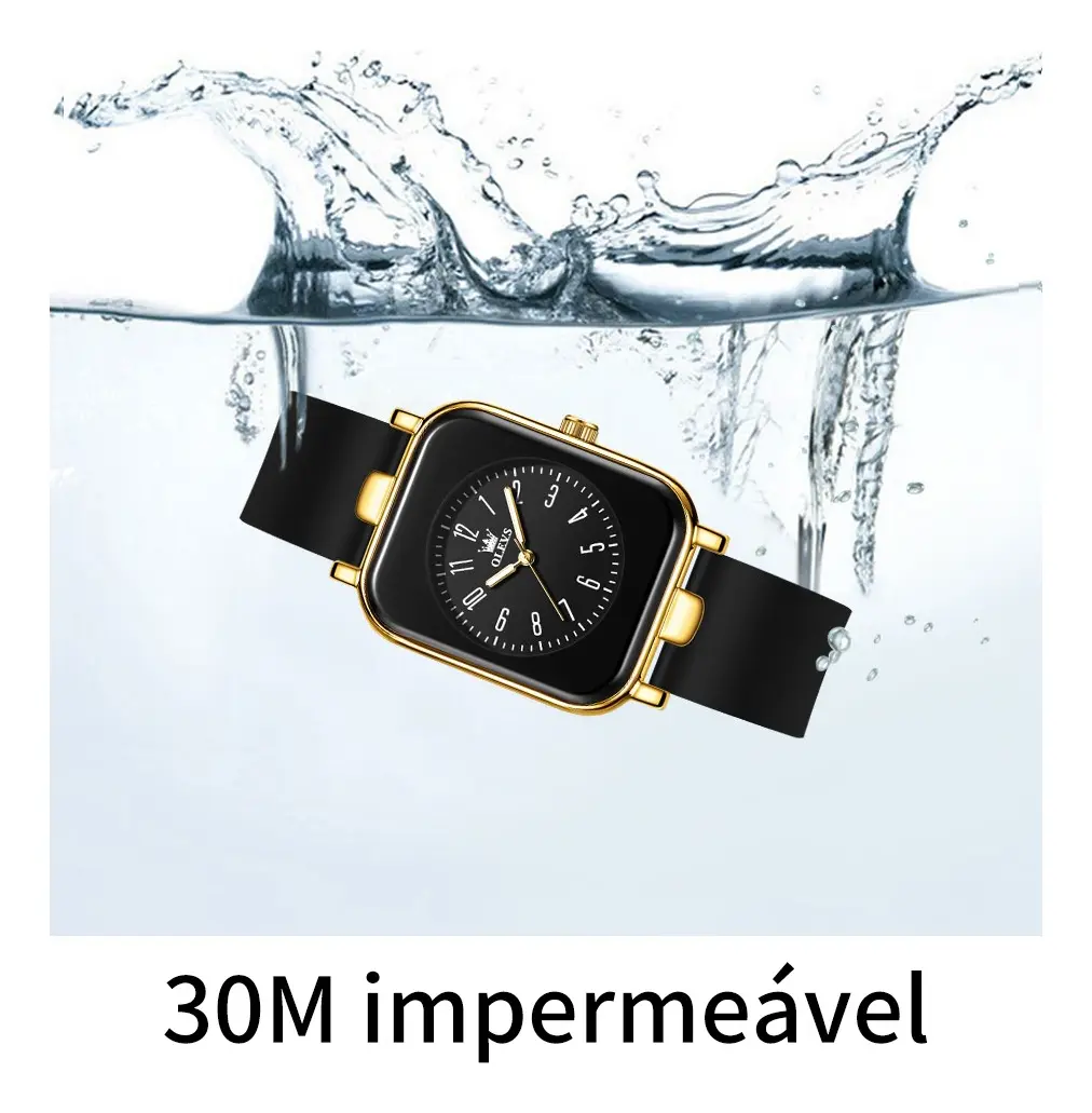 Olevs Relógio Feminino Original Quartz À Prova D'água 9961 - imagem 7