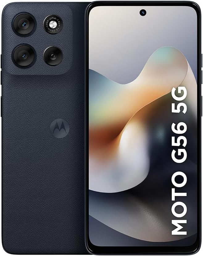 Smartphone Motorola Moto g56 5G - 256GB 8GB RAM+16GB Ram Boost e 50MP Sony Lytia 600 Camera Ultrarresistencia militar IP68 + IP69 - Grafite