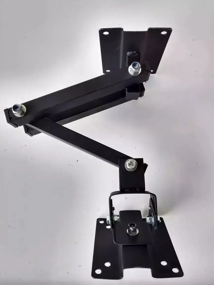 Suporte Tv Articulado Monitor Led 28 32 40 43 50 55 Polegada Preto - imagem 2