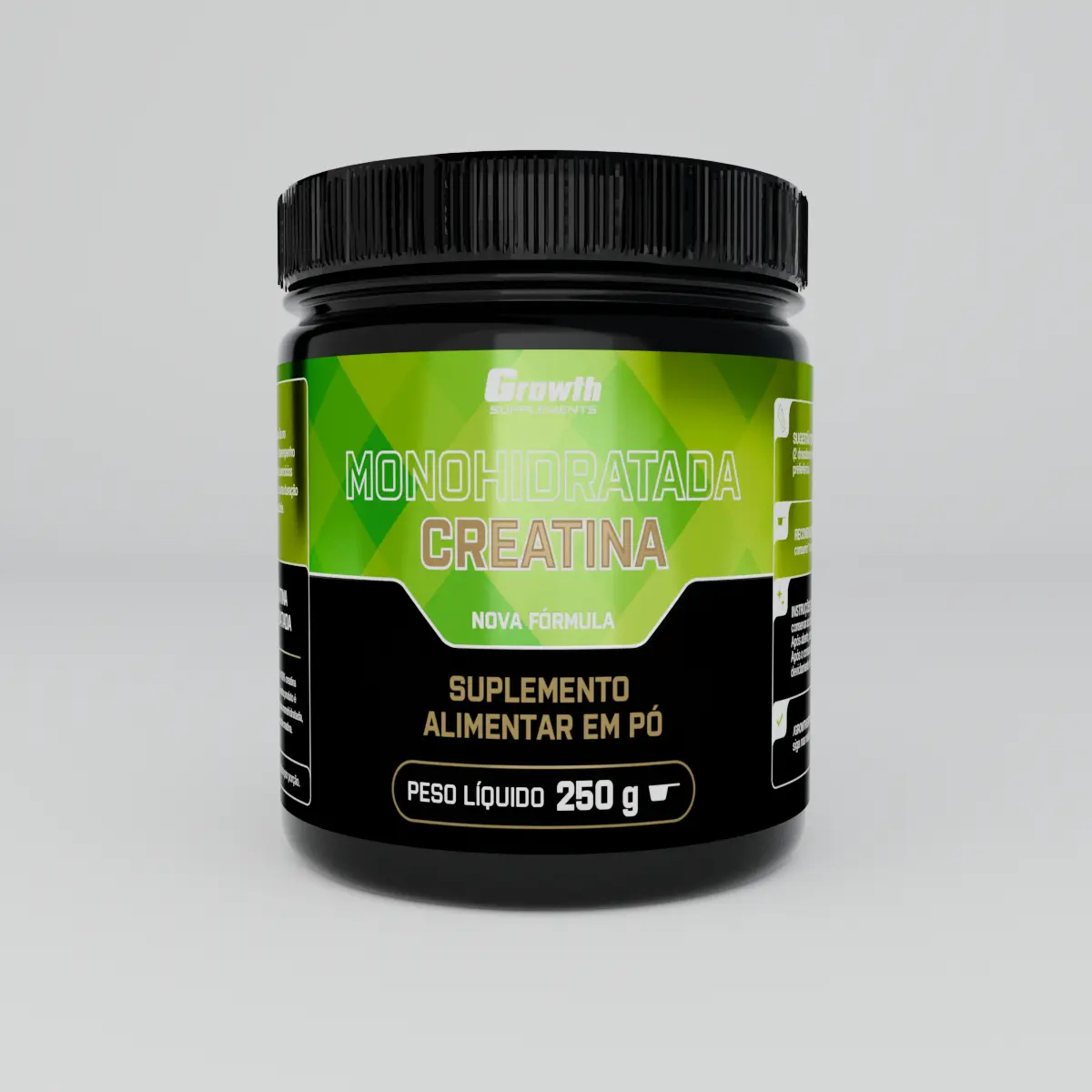 Creatina Growth Supplements Monohidratada em pó Sem sabor x 250g - imagem 2