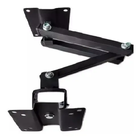 Suporte Tv Articulado Monitor Led 28 32 40 43 50 55 Polegada Preto - imagem 4