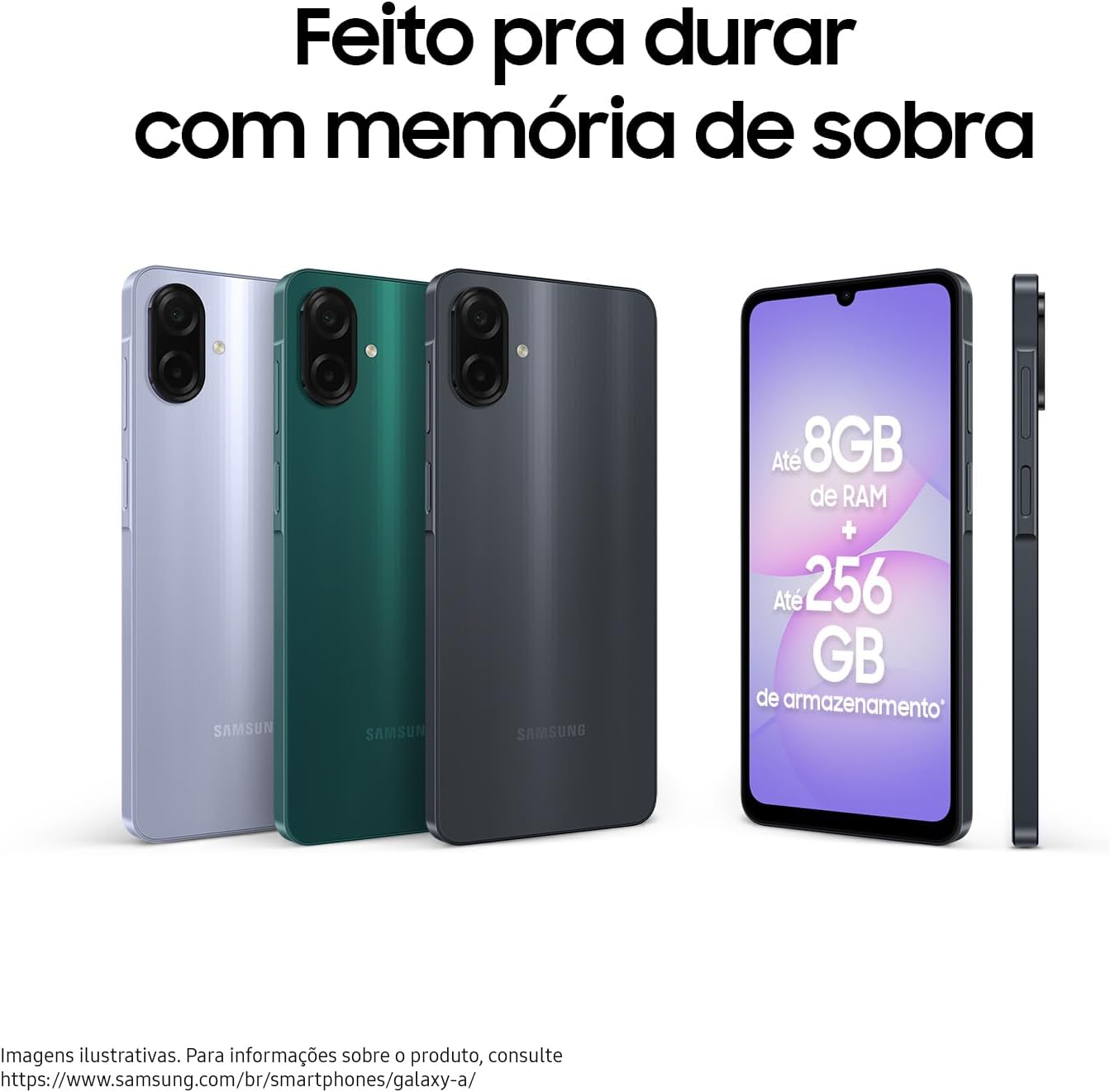 Celular Samsung Galaxy A07 128GB, 4GB, Câm. 50MP, Tela 6.7"- Preto - imagem 5