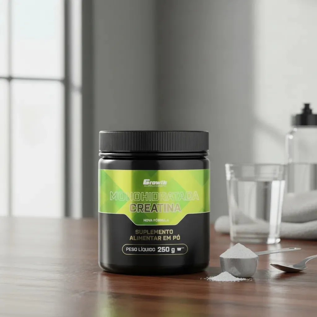 Creatina Growth Supplements Monohidratada em pó Sem sabor x 250g - imagem 5