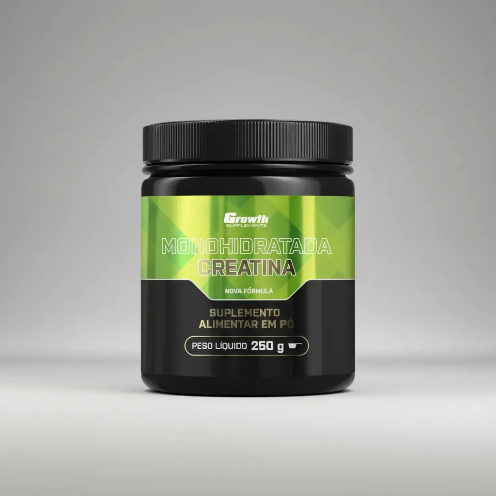 Creatina Growth Supplements Monohidratada em pó Sem sabor x 250g - imagem 4