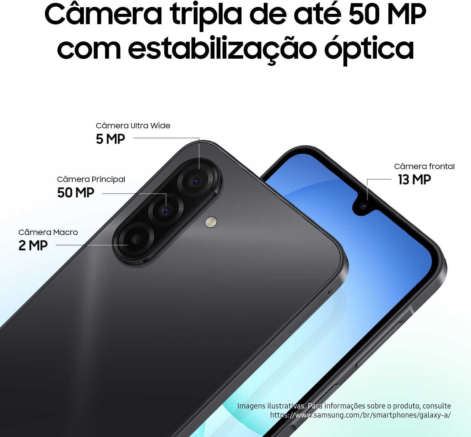 Celular Samsung Galaxy A17, 128GB, 4GB, 50MP Tela 6.7", IP54 - Preto - imagem 4