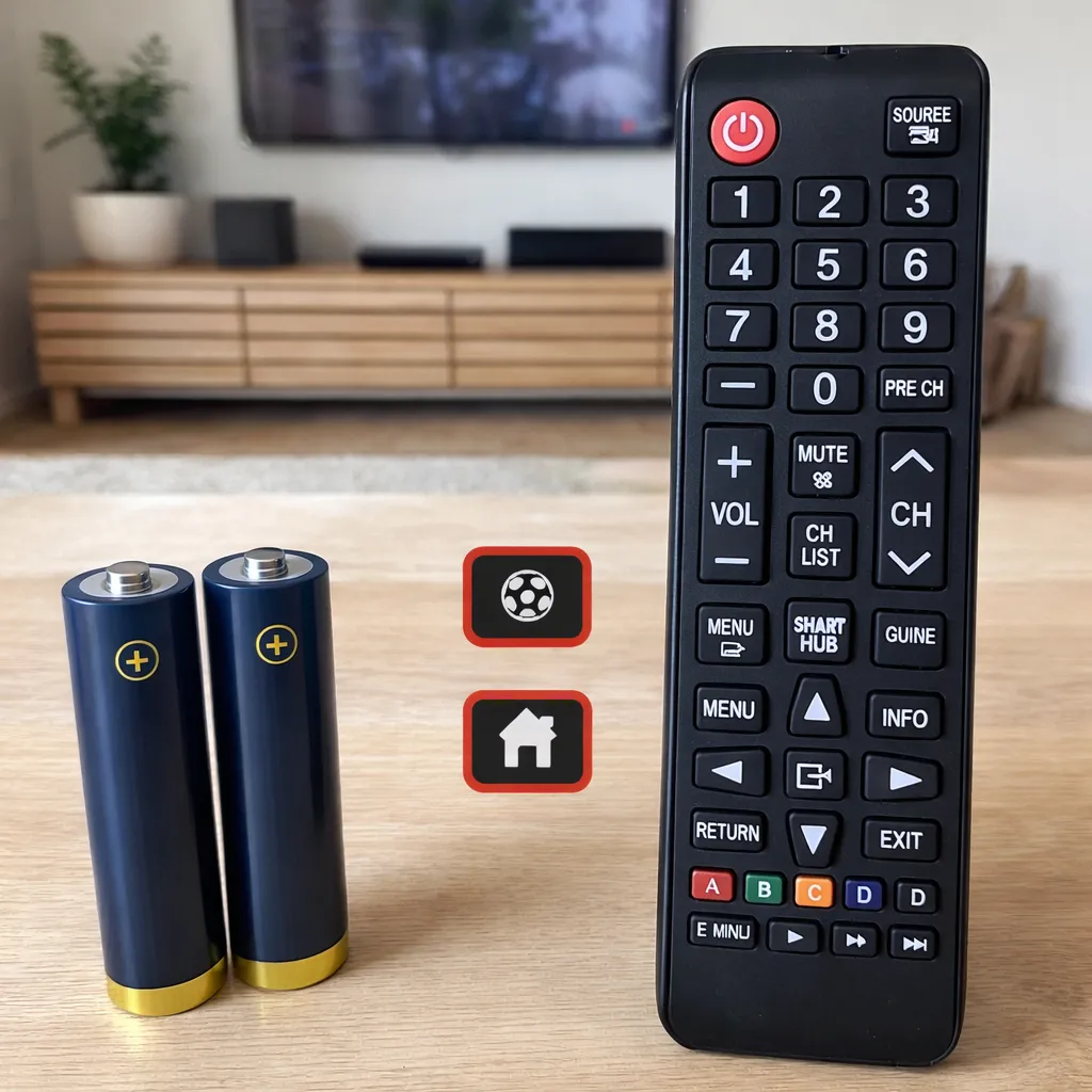 Kit 2 Controle Remoto Compatível Com Tv Samsung Smart Hub - imagem 5