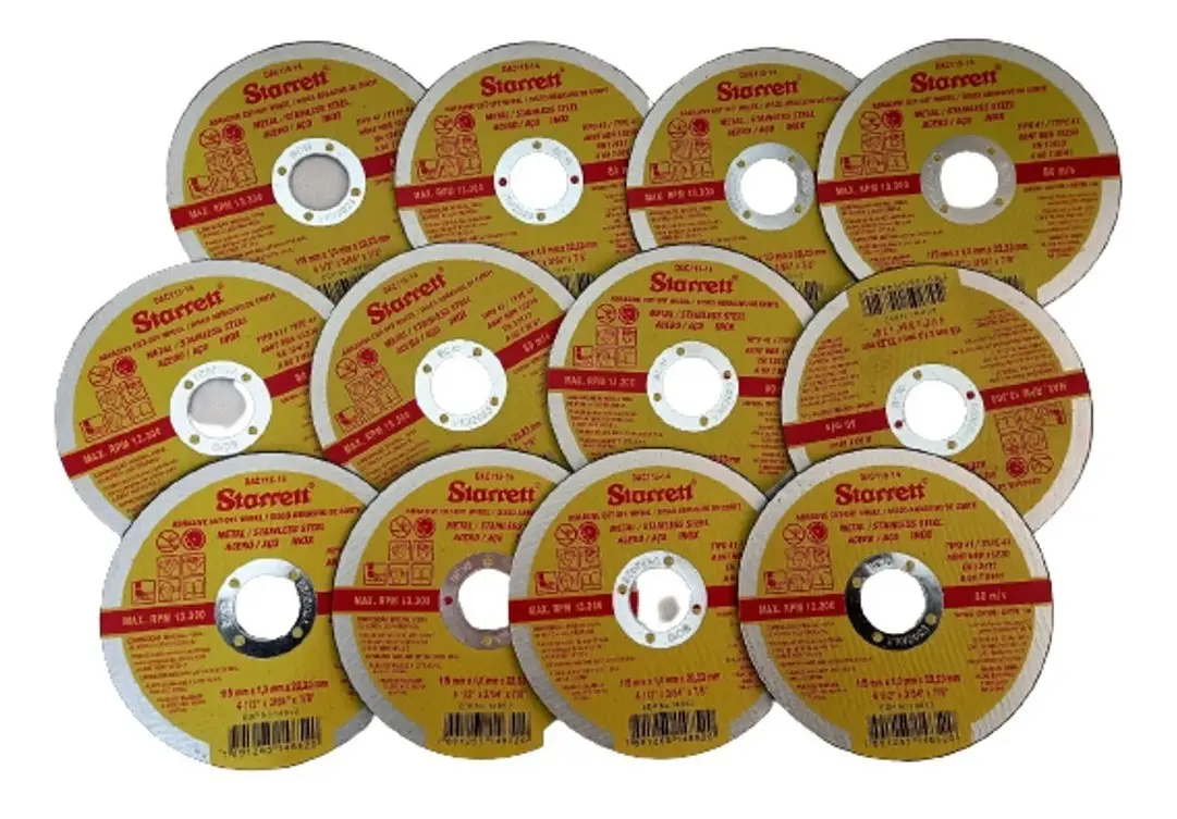 48 Peças Disco De Corte Extra Fino 4.1/2 X 1mm X 22,23 mm Starrett - imagem 2
